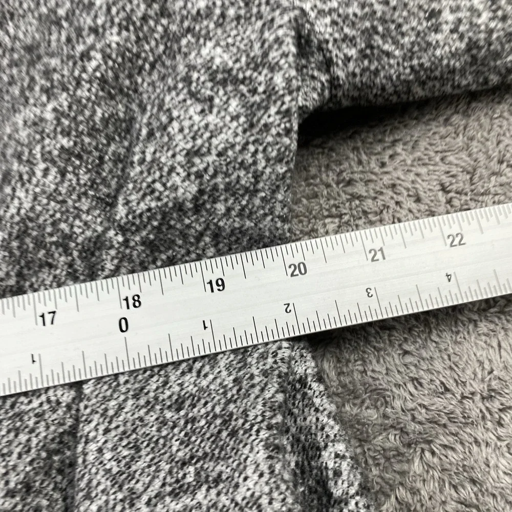 Christopher & Banks Full Zip Knit Sweater Womens Large‎ Gray Heather Jacket